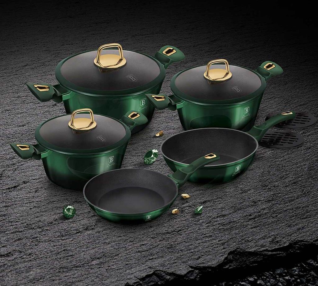 Berlinger Haus garnki 10 elementów Metallic Emerald BH6065 Zdjęcie produktu 9