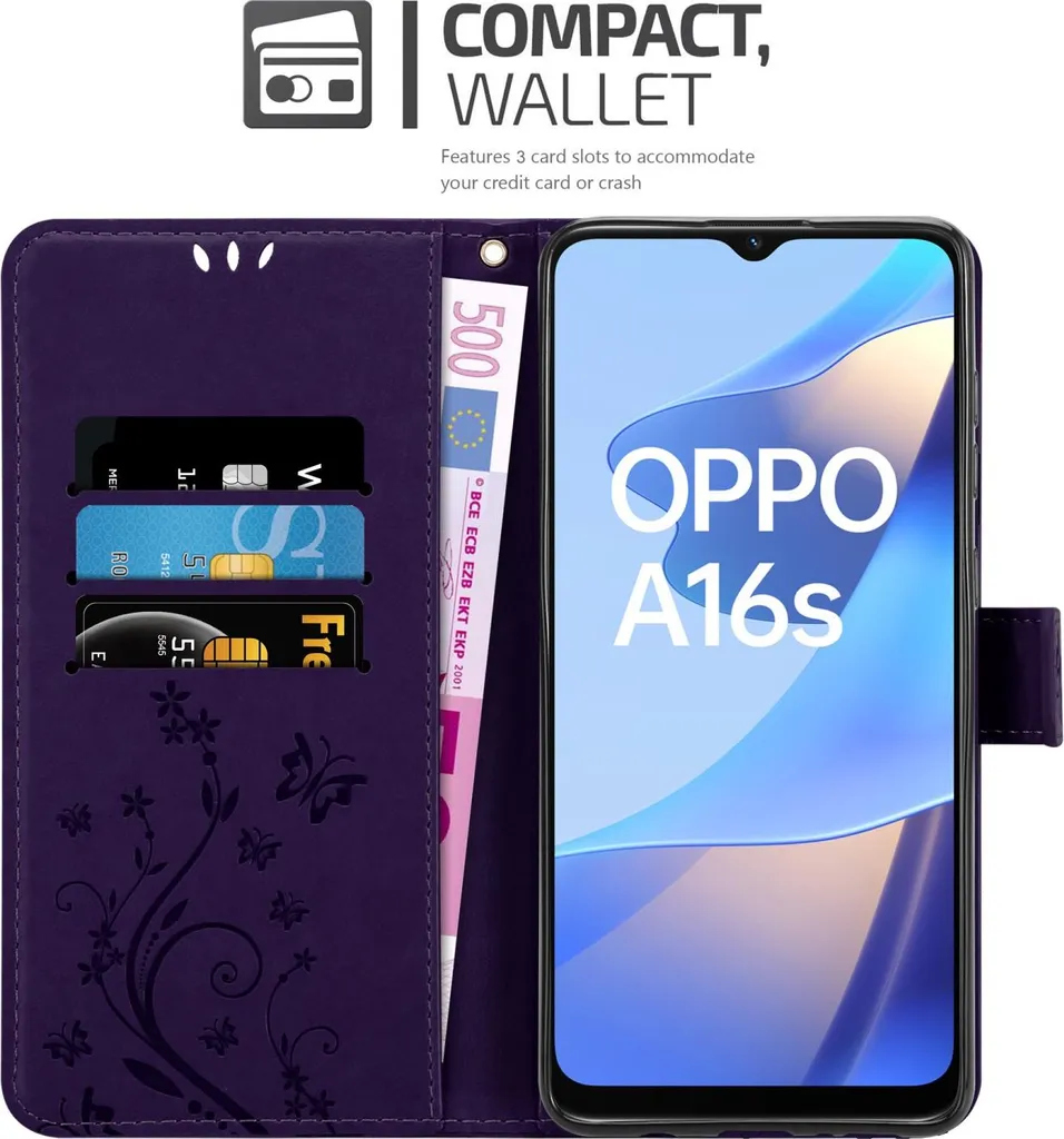 Coque de protection en TPU souple pour Oppo A16/A16s/A54s avec bord doré, housse antichoc