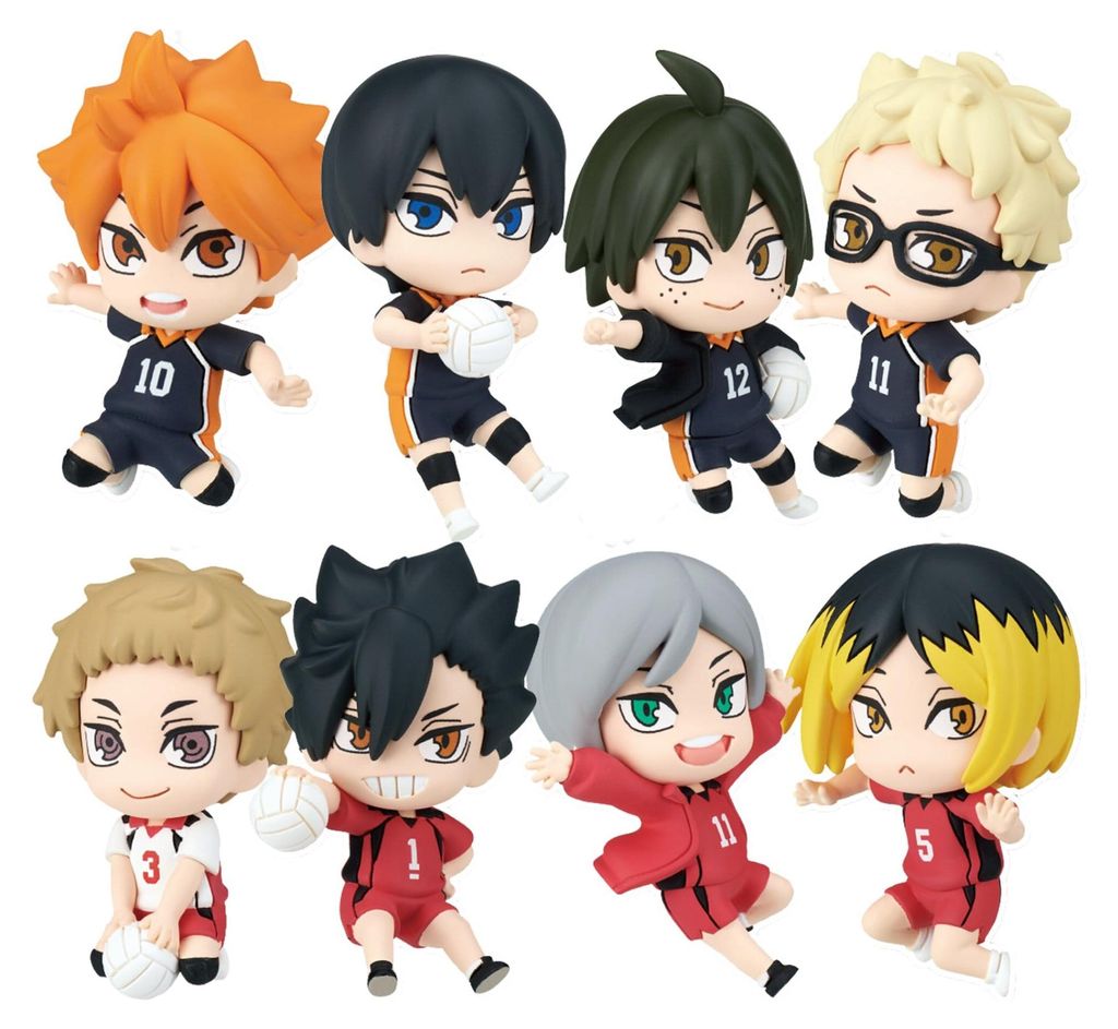 Haikyu!! Twinchees Dangler Minifiguren Defofig! 5 cm Blind Obrázek produktu 