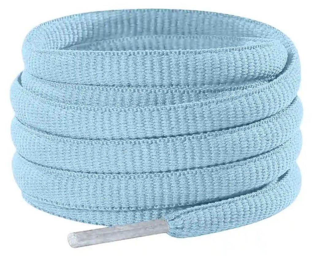 schnuersenkel oval blau hell