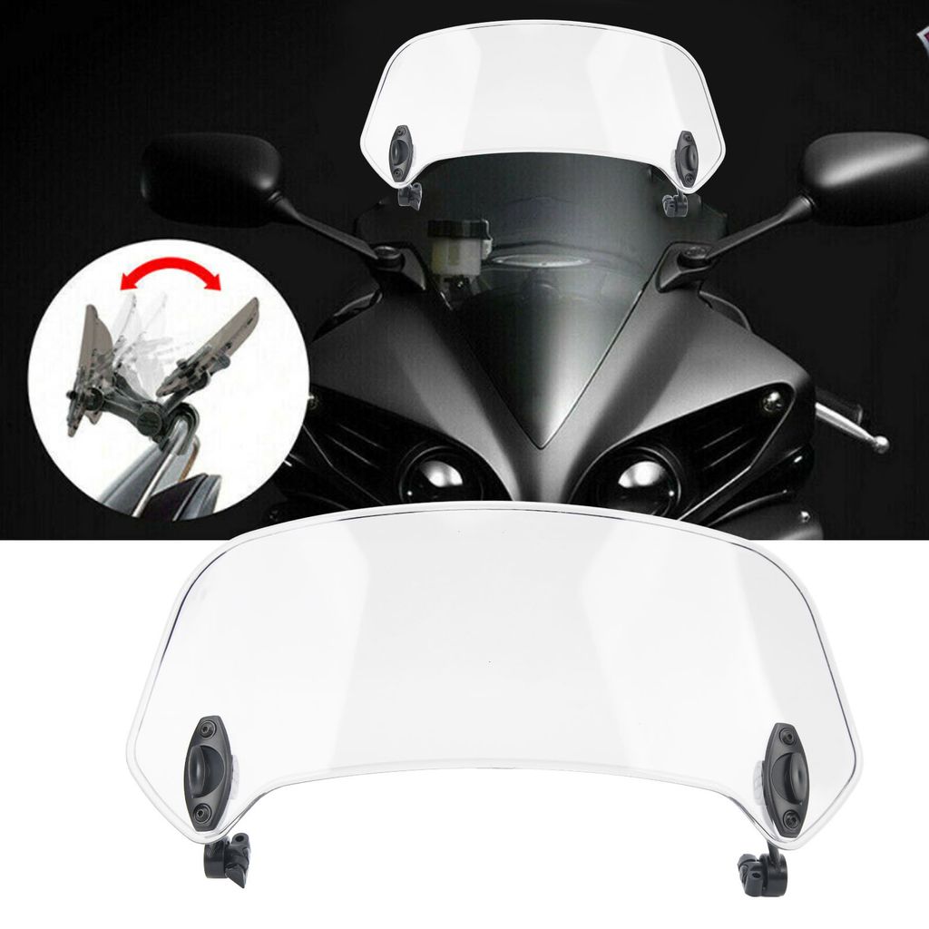 Pare-brise Moto Clip Réglable Sur Pare-brise Déflecteur Image du produit 