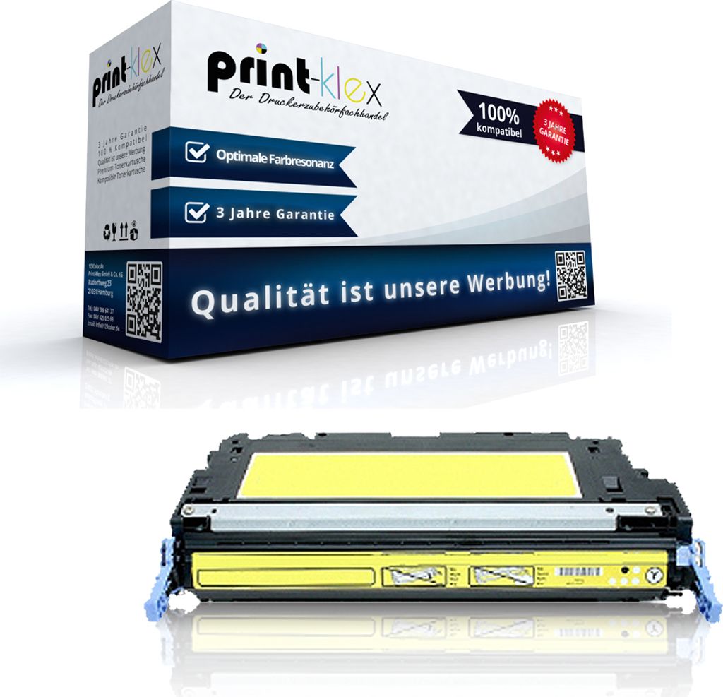 Kompatible Tonerkartusche für HP Color LaserJet CP3505Series Color LaserJet CP3505X Color LaserJet CP3505XH Q7582A Yellow Gelb