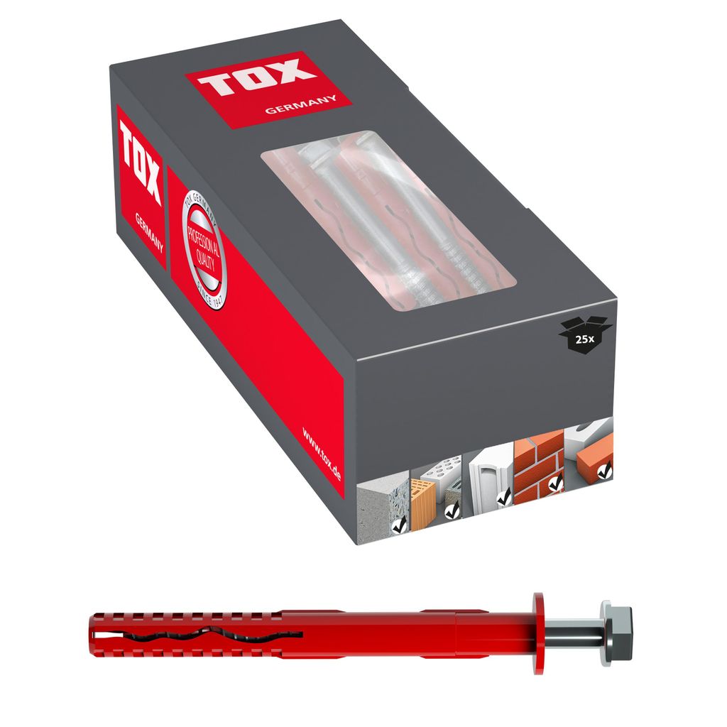 TOX Fassad Rahmendübel Fassad KB 10 x 220 mm / innen und außen
