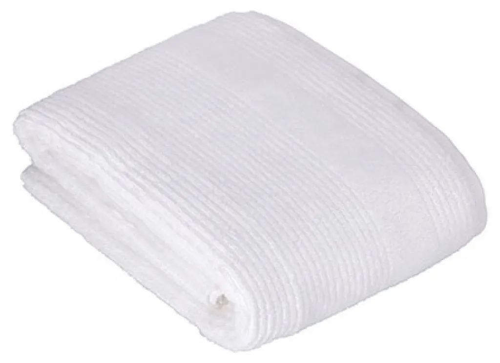 Drap de Bain Blanc 100x150 cm Vossen Tomorrow - Moelleux et Absorbant