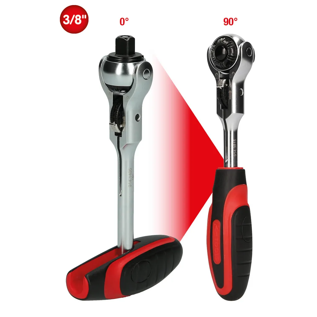 Offerta KS-Tools 914.3815 Mini Cricchetto 3/8 T-Grip Snodato
