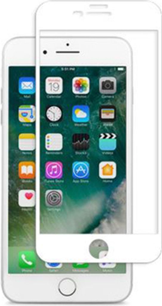 Moshi IonGlass Glas Displayschutz - Weiß, Glasklar, Glänzend - für LCD iPhone 6 Plus, iPhone 6s Plus, iPhone 7 Plus, iPhone 8 Plus - Resistent g...