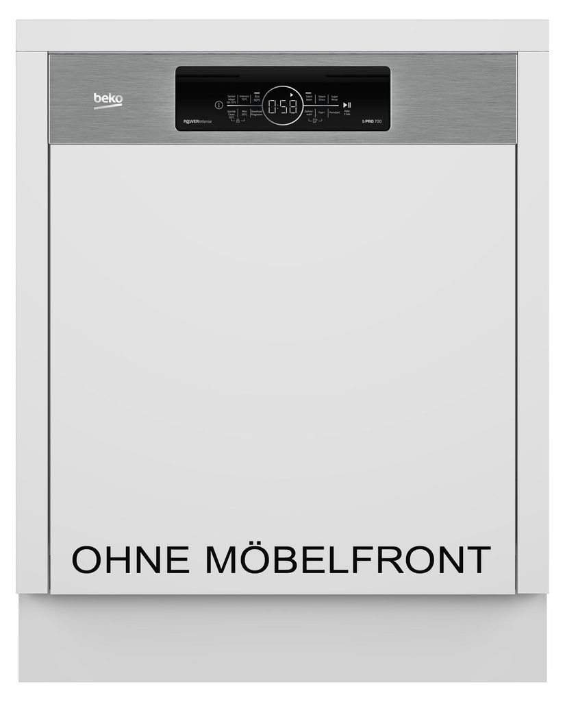Beko BDSN36561XP Geschirrspüler 15 Maßgedecke Watersafe+ Produktbild 