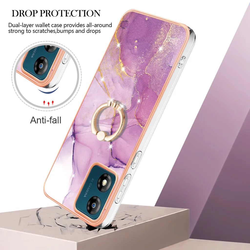 iVoler Cover per Motorola Moto E13, Custodia Trasparente per