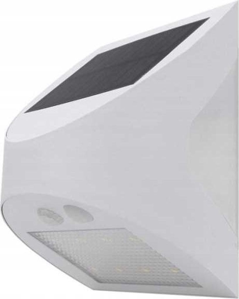 Kinkiet solarny LED czujnik PIR i zmierzchu biały 3W Zdjęcie produktu 