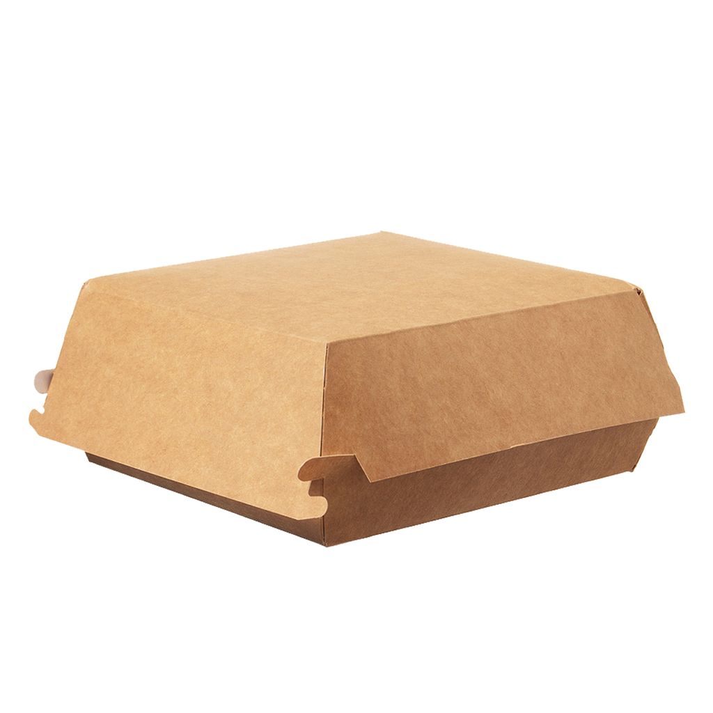 Hamburger-Box Nature 14,5x14,5x8cm