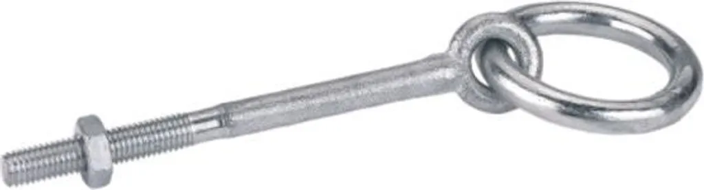 Vite ad Occhiello Kerbl 120mm per Legatura Cavalli - 2pz Acciaio Zincato