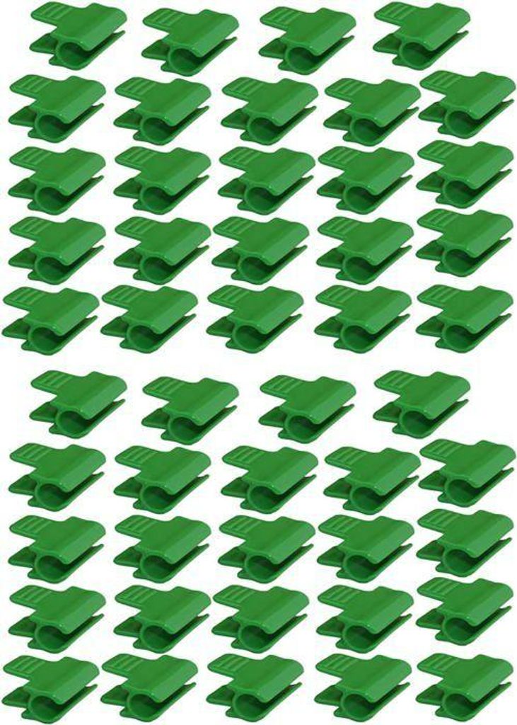 Packung mit 48 Schlauchschellen für Gartenschläuche, Zubehör für Gartenhausfolien, 16 mm Außendurchmesser