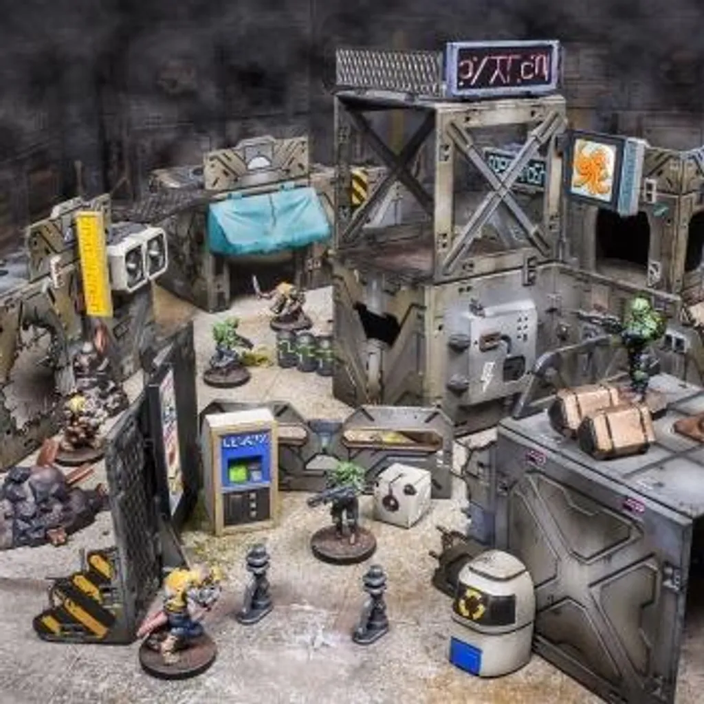 Terrain Booster Deadzone 3.0 : Décors Modulaires en Plastique Détaillé