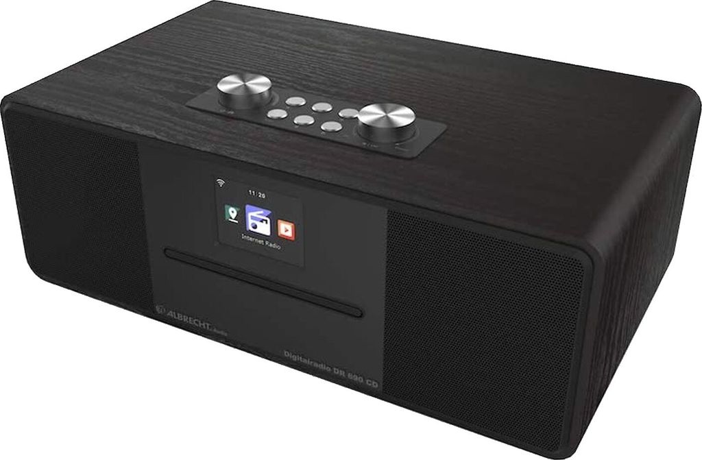 Albrecht DR 690 Internet Tischradio Internet DAB+ UKW CD Obrázok produktu 