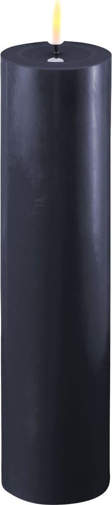LED Kerze Royal Blau 5 x 20 cm