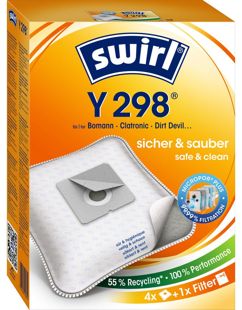 Swirl Y 298, Blau, Weiß, Gelb, 75 mm, 235 mm, 165 mm, 200 Produktbild 