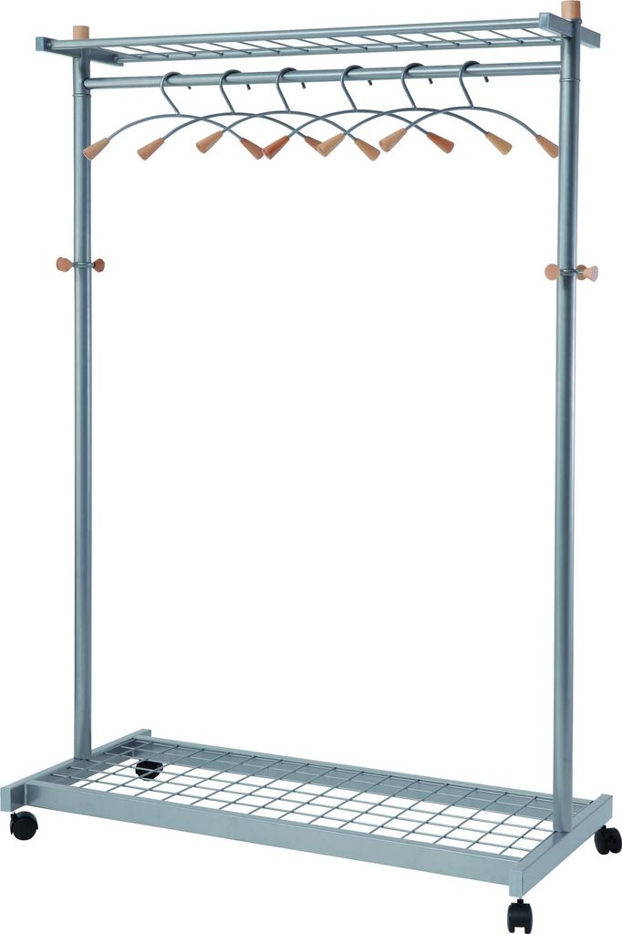 ALBA Garderobenständer PMLUX6 +6Bügel si