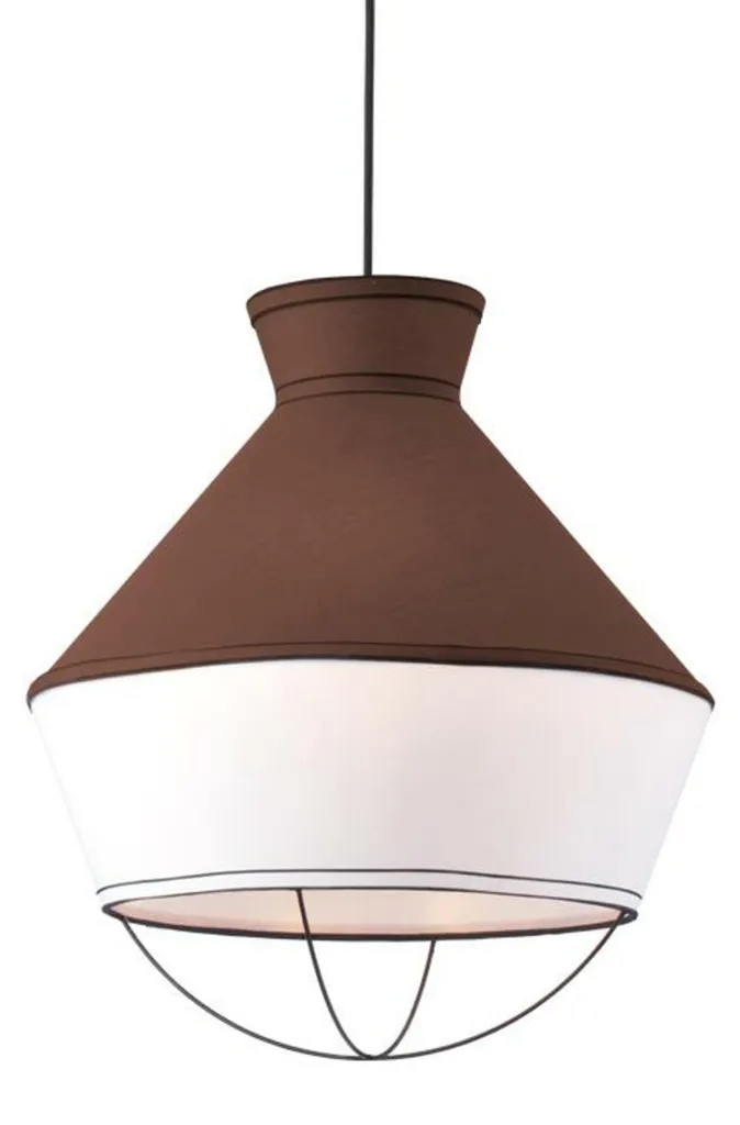 Suspension ACA Lighting Decor V371963PB en métal doré pour votre salon