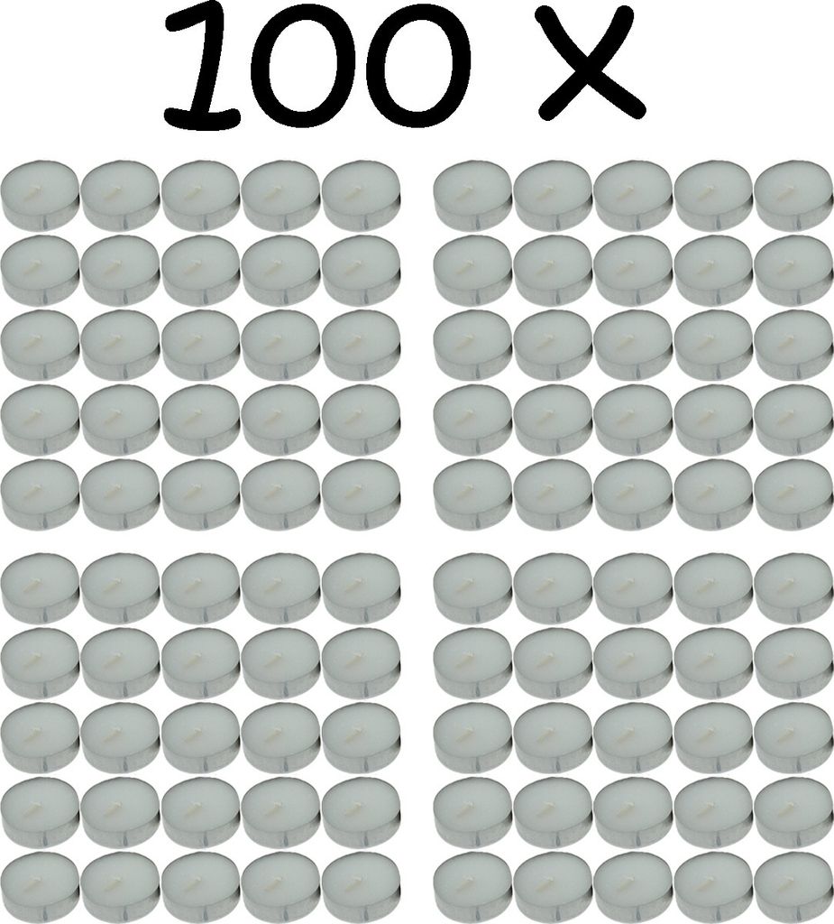 Teelichter  100 Stück Produktbild 