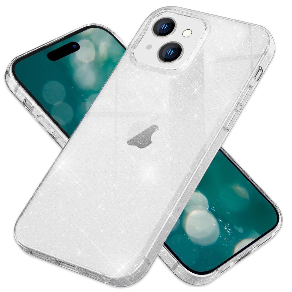 Custodia Glitter per iPhone 15 Plus Bling Case Clear Immagine del prodotto 