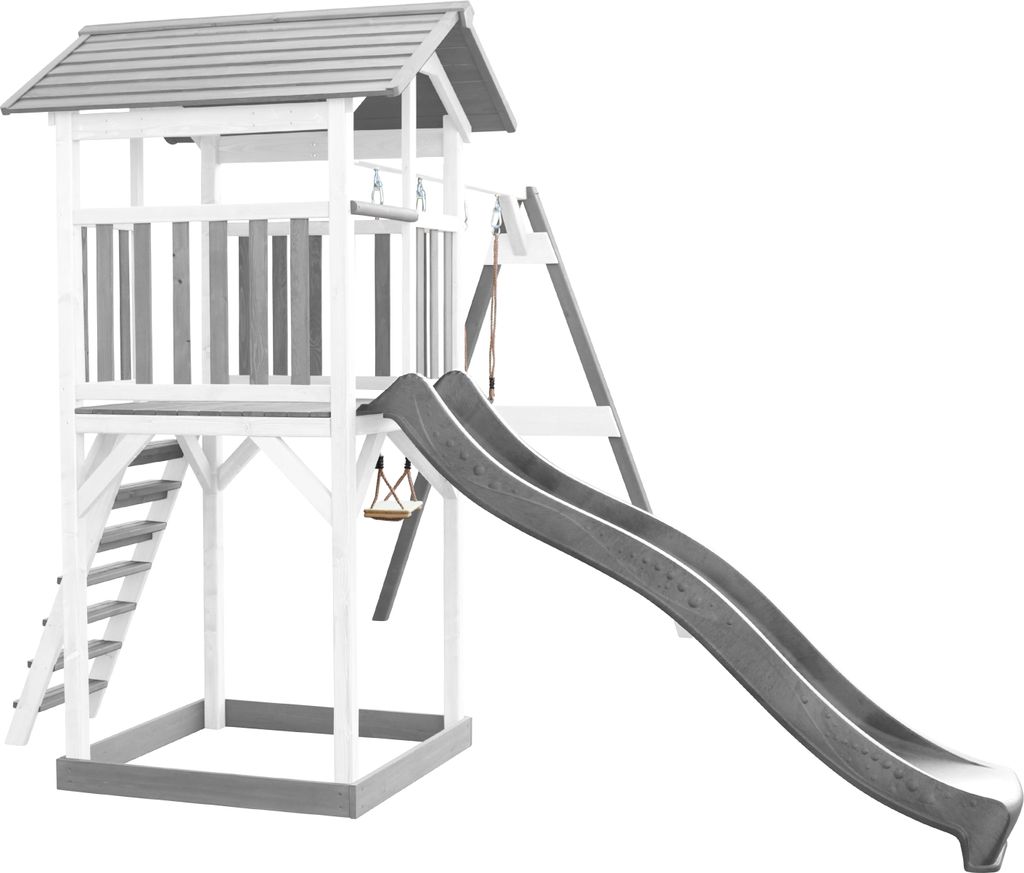 AXI Beach Tower Spielturm aus Holz in Weiß & Grau | Produktbild 6