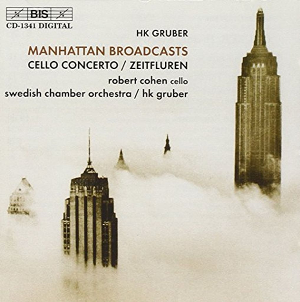 Swedish Chamber Orchestra - Manhattan Broadcasts, Zeitfluren (Gruber, Swedish Co, Cohen) CD