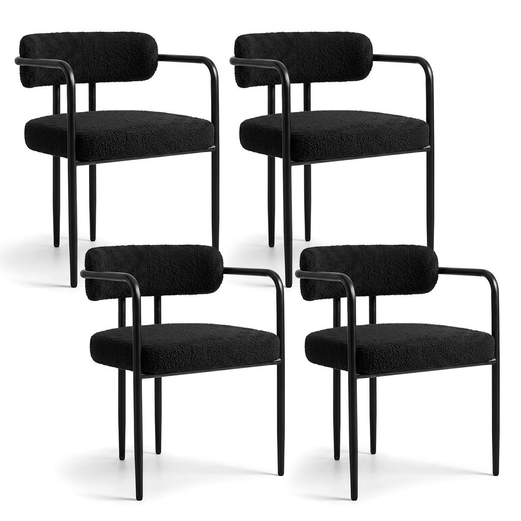 Puluomis Esszimmerstuhl mit Armlehnen 4er Set, Produktbild 