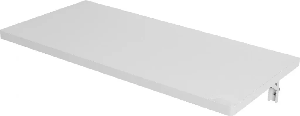 Table pliante murale 80cm supportant 50kg - Plateau bois blanc robuste - 11