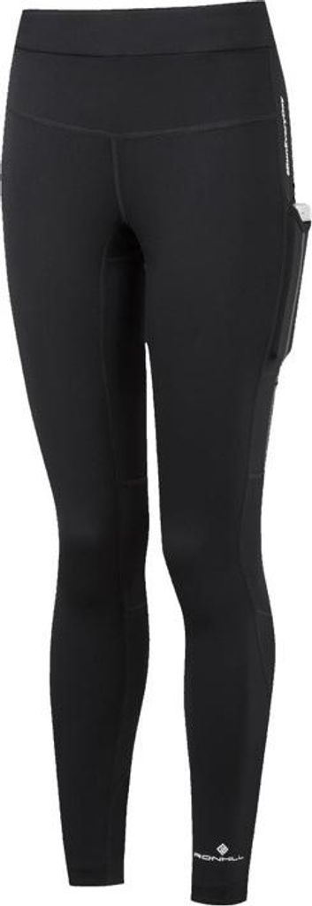 Leggings RONHILL W TECH REVIVE STRETCH TIGHT Lady, komplett schwarz Größe: 16