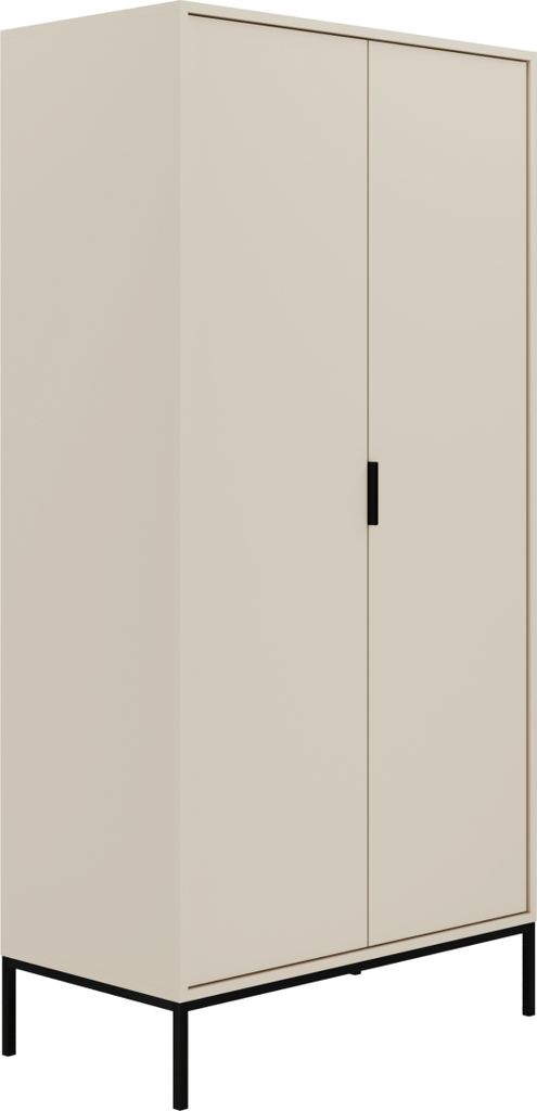 Schrank Seattle mit 2 Türen, Kaschmir, 205.4cm