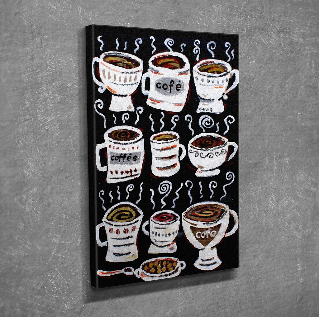 Wallity, DC087- SYM1210, Bunt, Leinwandbilder, 30 x 40 cm, 100% Leinwand