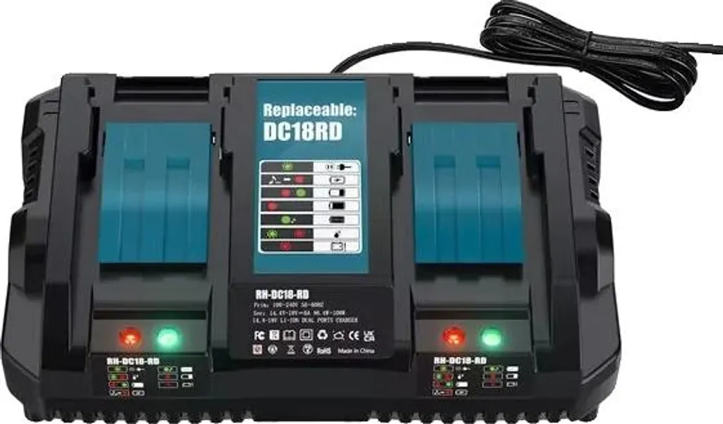 Dépannage Énergie : Batterie 6.0Ah et Chargeur 6A Large Compatibilité