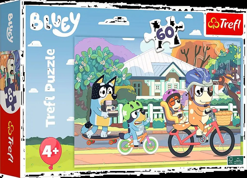 Trefl Puzzle Merry Bluey 60 Elemente | Kaufland.de