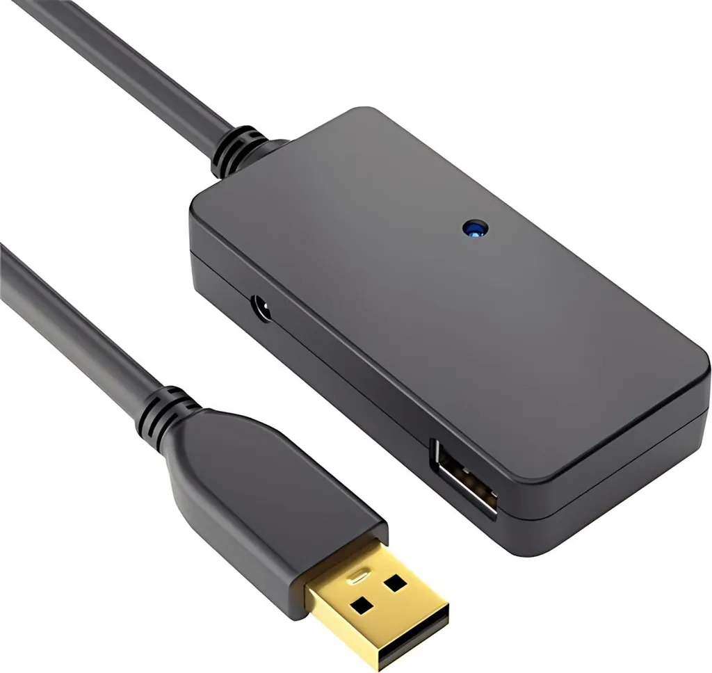 Câble USB 12m avec Amplificateur Actif PureLink DS2200-120 Noir