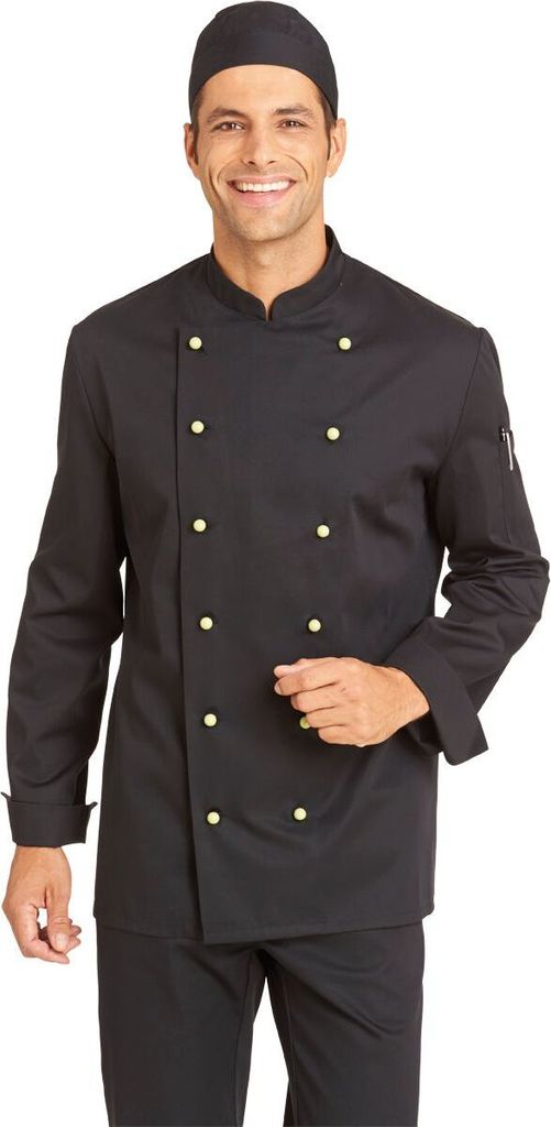 Leiber Kochjacke Farbe schwarz Größe 52, 12/8790/10