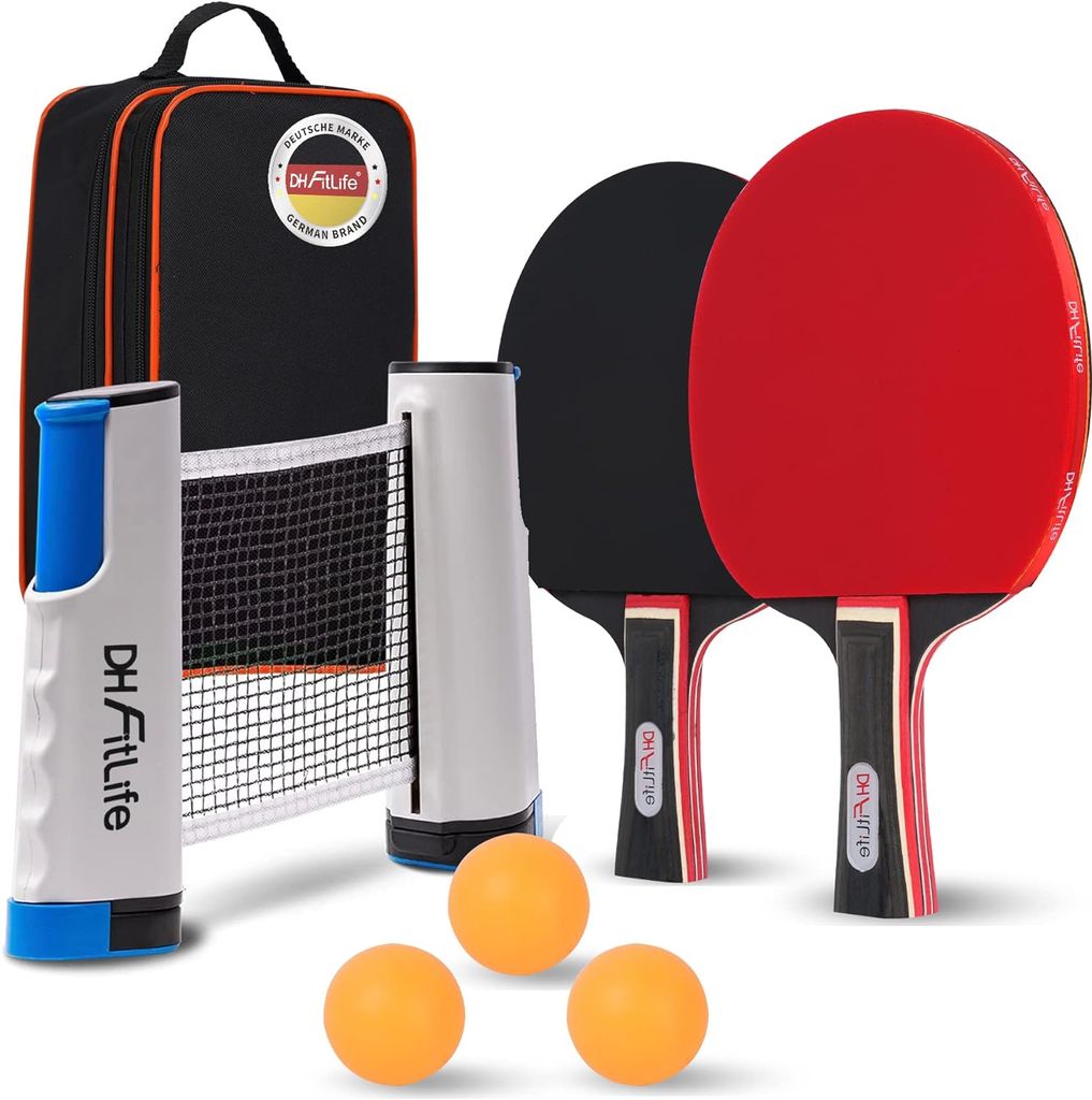 DH FitLife Tischtennisschläger 2 für Set
