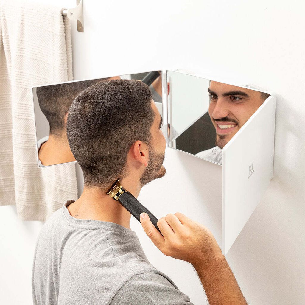 Kúpeľňové zrkadlo s LED svetlom a 360º videním SelfKut Obrázok produktu 6