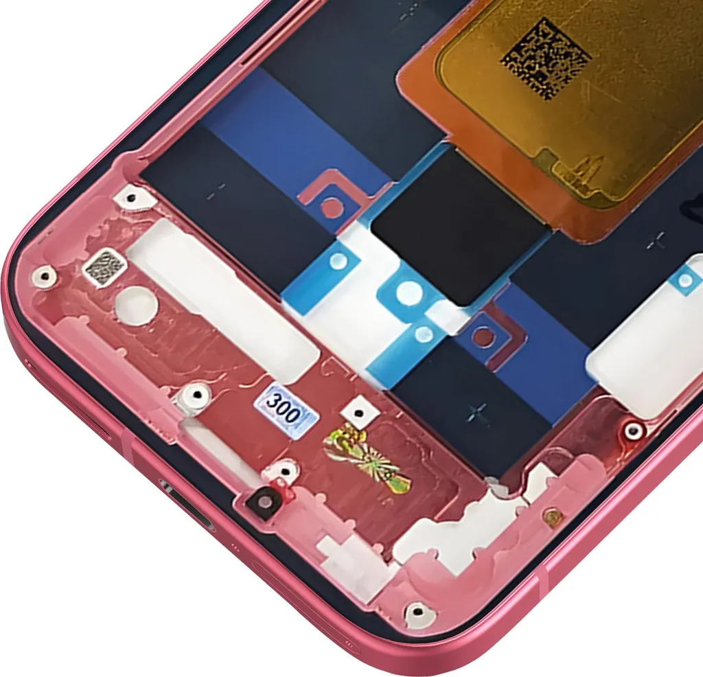 Solution boîtier central tordu Pixel 9a Rose - Pièce Service Pack