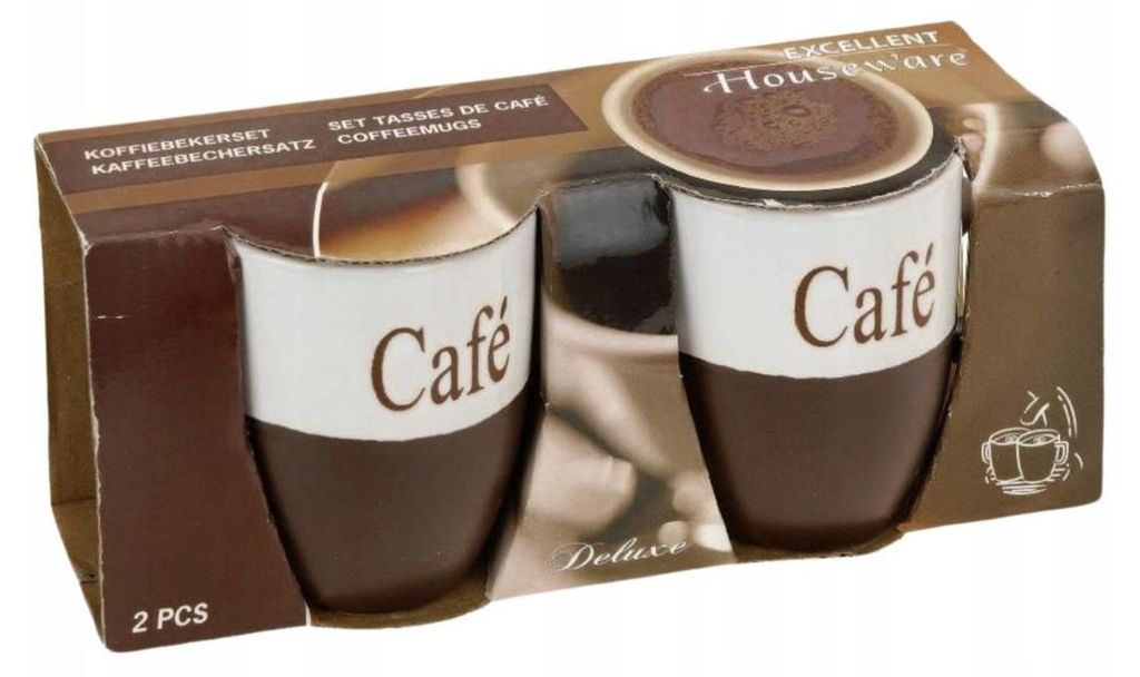 2er-Set Koopman-Becher, Keramik, 7x7,5 cm, 150 ml, beige Produktbild 