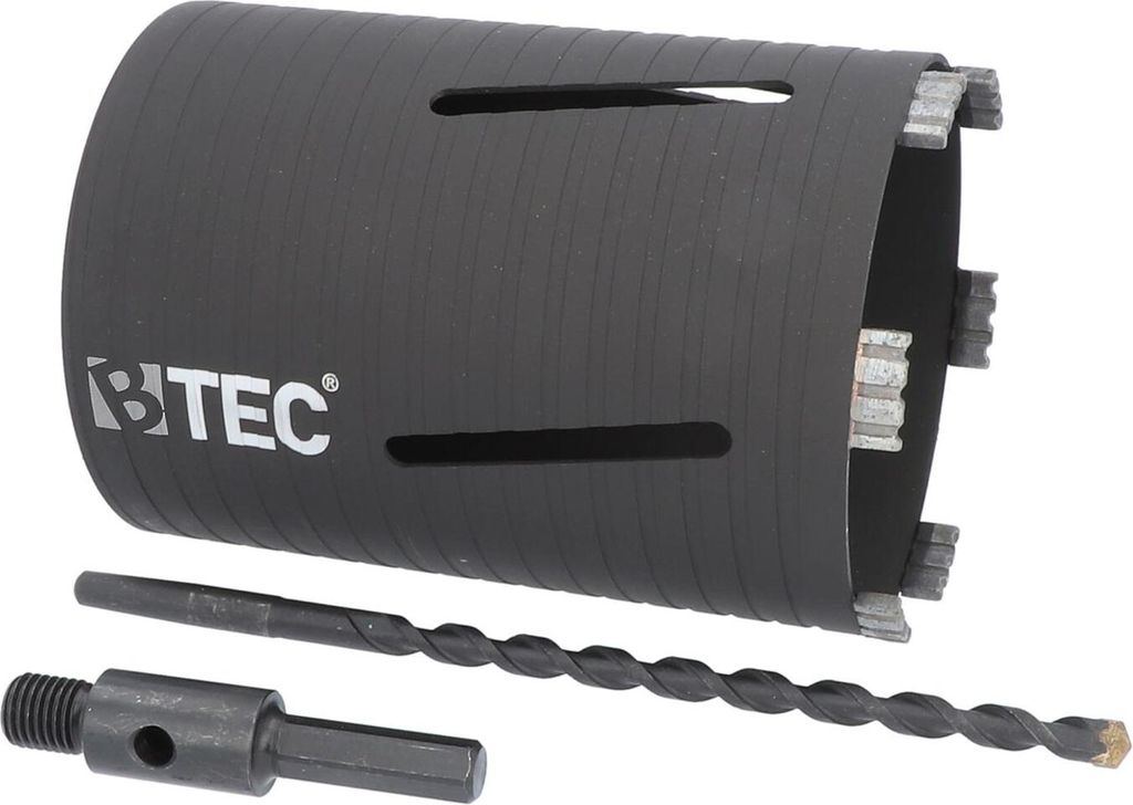 NEXT GENERATION Diamant Bohrkrone Beton Nutzlänge 180 mm 132 mm sechs-Kant kurz 100 mm mit Zentrierbohrer