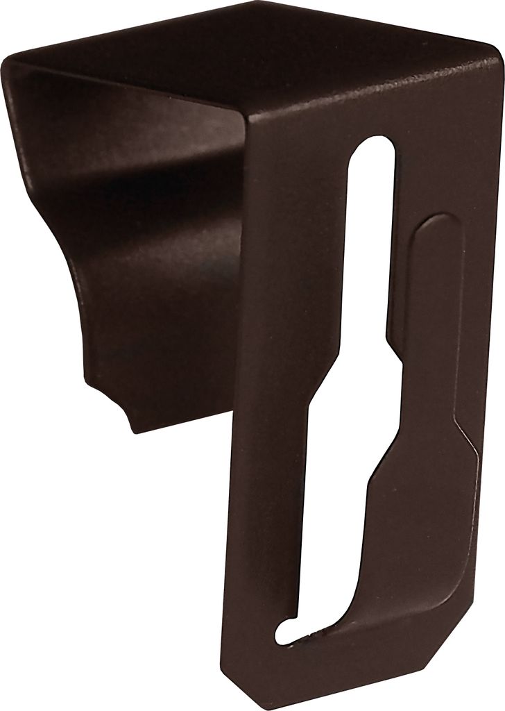 4x Fensterhaken/Dekohaken/Fensterklipp/Klemmträger in braun Produktbild 