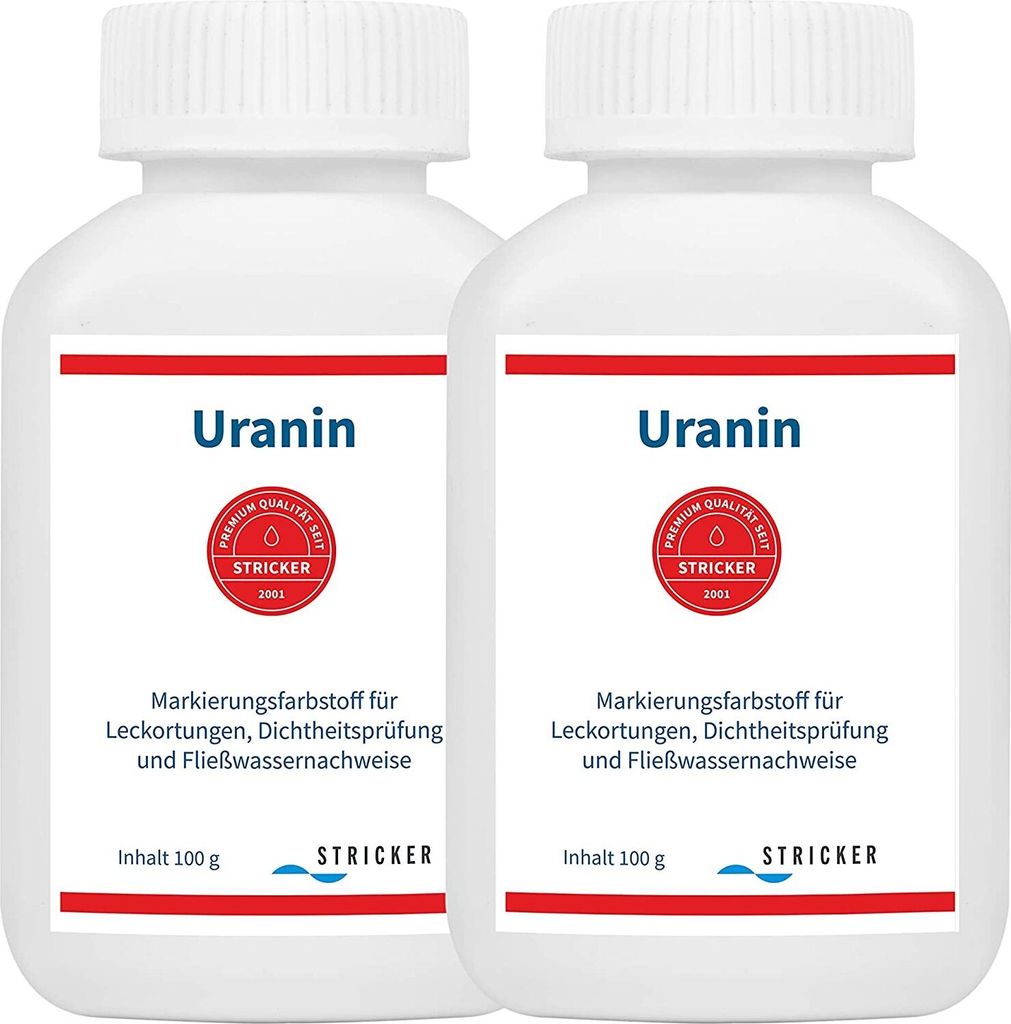 Uranin - Hochwirksames Wasser-Färbemittel zur Leckortung, Produktbild 