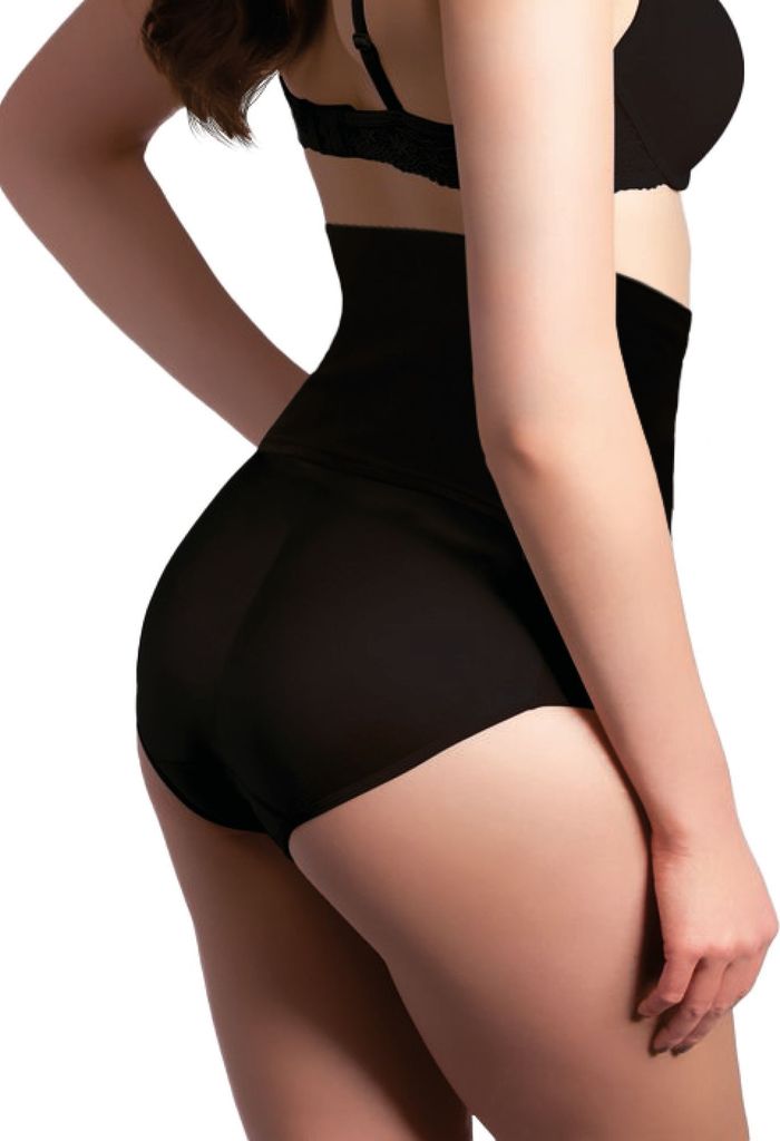 Skin Wrap Shapewear Damen - Po Push up Miederhose mit Gürtel (S-XL) Body Shaper Damen Bauchweg Unterhose Damen - figurformende Wäsche