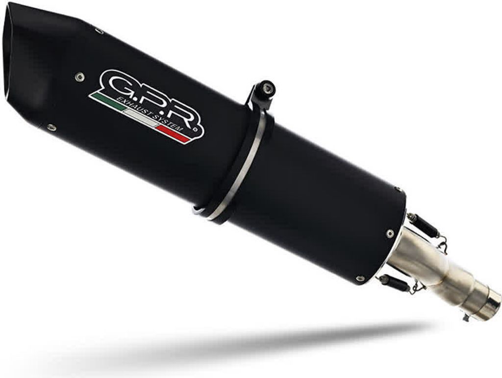 GPR Furore Evo4 Black Slip-On Auspuff für Triumph Tiger 1200 GT/Rally