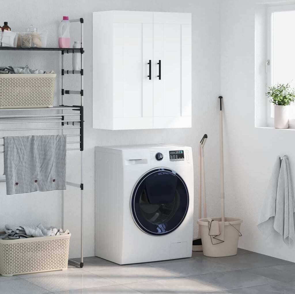 vidaXL Wandschrank Weiß 69,5x34x90 cm Holzwerkstoff