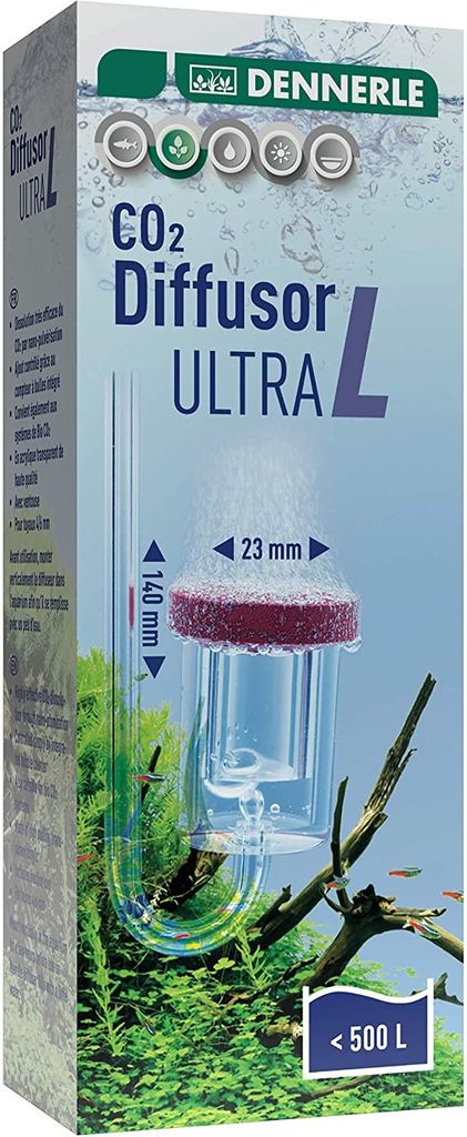 CO2 Diffusor DENNERLE Ultra L 14 x 2,3 cm Produktbild 