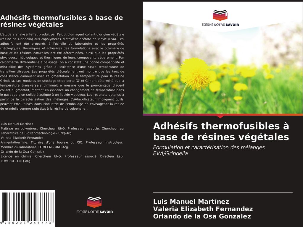 Adhésifs thermofusibles à base de résines végétales