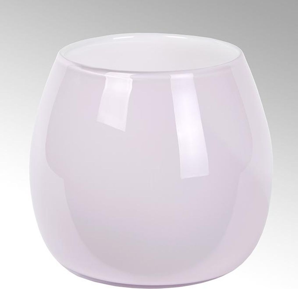 Lambert Pisano Vase mittel Überfangglas, quarz H24 cm  D25 Produktbild 