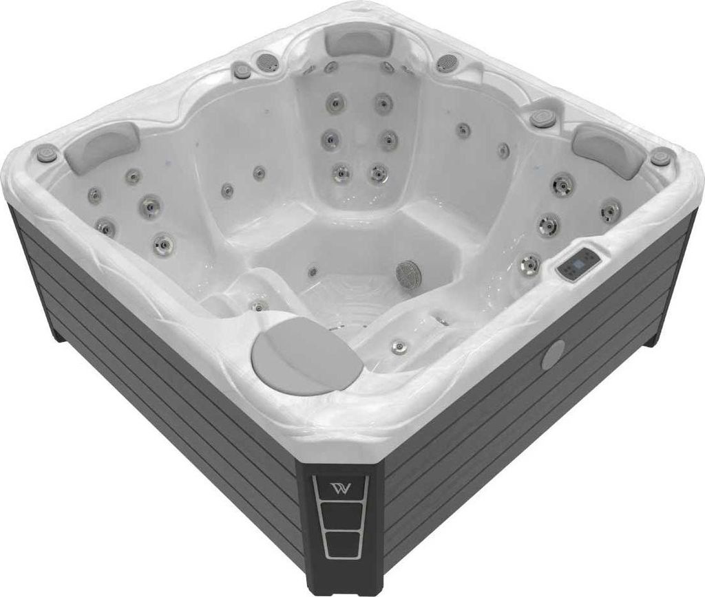 Wellis Budapest Life Whirlpool Außenwhirlpool 200x200x89cm Produktbild 