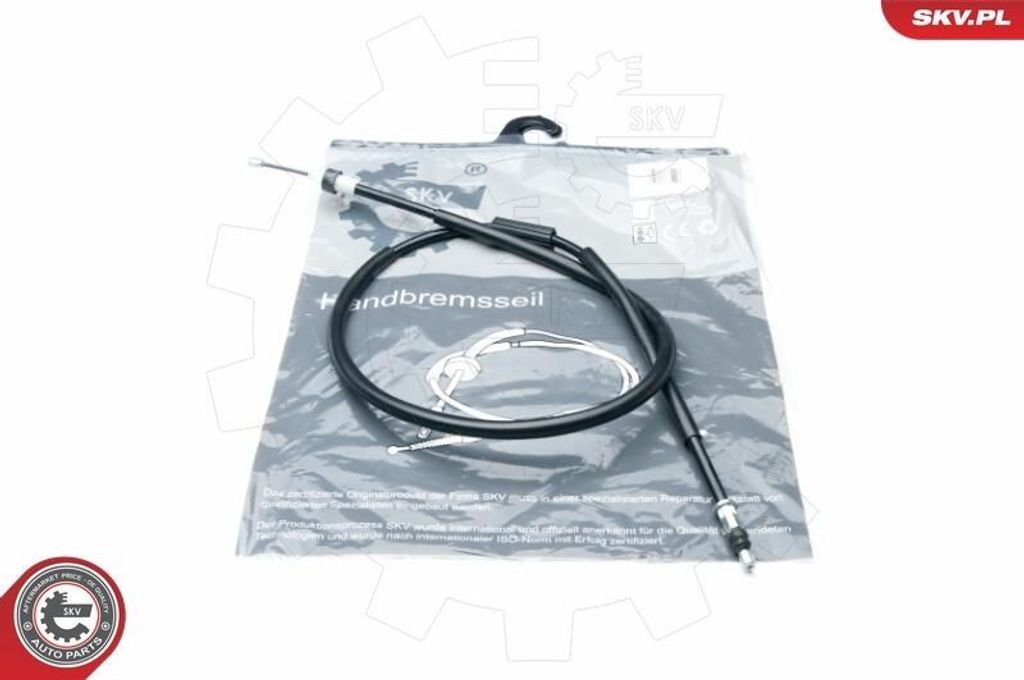 ESEN SKV Handbremsseil Seilzug Feststellbremse für RENAULT Clio III Schrägheck (BR0/1, CR0/1) Hinten Links 26SKV173